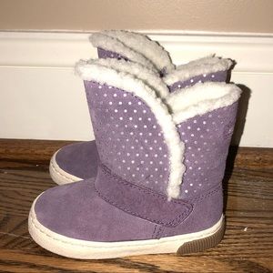 Stride Rite toddler fur boots! Never worn